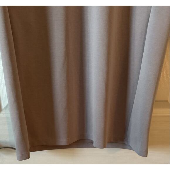 ATHLETA Seasoft Long Sleeve Dress Womens Pullover Pockets Tinsel Gray Size M/T - Picture 6 of 8